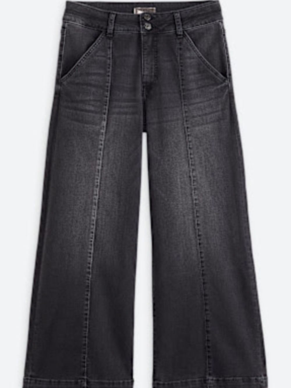KUT FROM THE KLOTH Meg High Rise Fab Ab Wide Leg Slanted Front Pockets Size 8